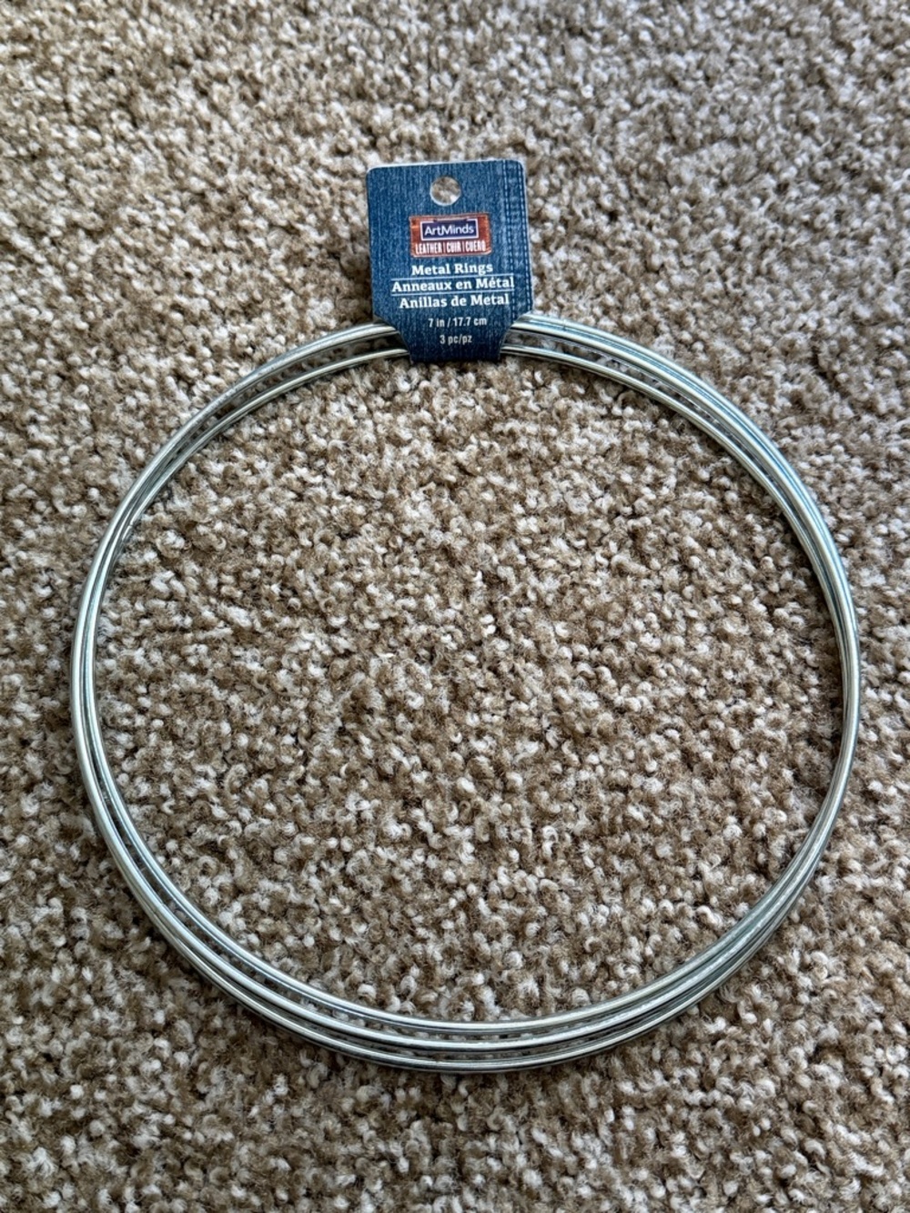 💥DEAL💥3 PC: 7” Metal Crafting Rings
